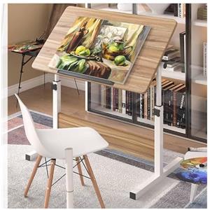 ZYJIX Tavolo Da Disegno Per Artisti Regolabile In Altezza Con Piano Inclinabile - Scrivania Perfetta Per Studio, Artigianato Artistico E Scrittura - Tavolo Da Disegno Regolabile (Size:60x40cm,Color:Style 3)