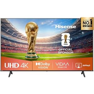 Hisense Smart TV 75 4K Ultra HD 2025 75A6Q, Smart TV VIDAA U8, Dolby Vision, HDR 10, Game Mode Plus, Alexa Built-in, VIDAA Voice, Tuner DVB-T2/S2 HEVC 10, lativù 4K, 75'', 2025 LED
