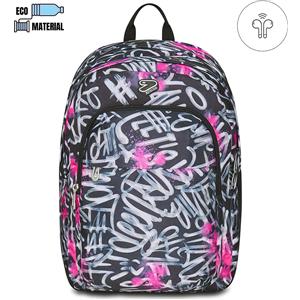 SEVEN Zaino Scuola Pro Xxl Detach Grs Earphones Wireless Jet Black