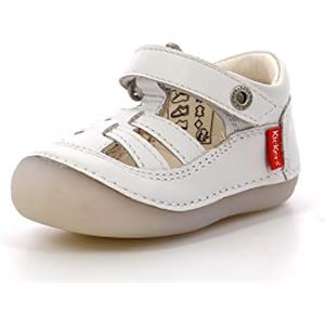 KICKERS SUSHY, Scarpa Mary Jane Bimba 0-24, Blanc, 22 EU