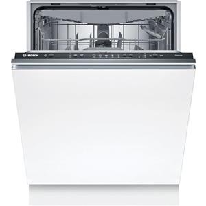 Bosch SMV25EX02E Serie 2, Lavastoviglie da incasso a scomparsa totale, InfoLight: Indicatore LED avanzamento programma, 3 cestello, EcoDosage, AquaStop, 60 cm