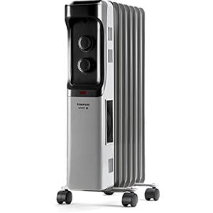 Taurus Dakar - Radiatore ad olio a 7 elementi. 1500W. 3 livelli di potenza. Termostato regolabile. Protezione contro il surriscaldamento.