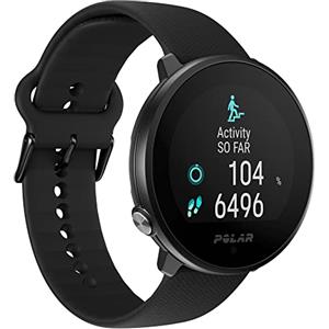 Polar Unite Fitness Watch, Activity Tracker 24/7, Analisi del Sonno, GPS da Smartphone, Guida all'Allenamento Quotidiano, Misurazione del Recupero Cardiofrequenzimetro dal Polso, Bianco-Bianco, S-L