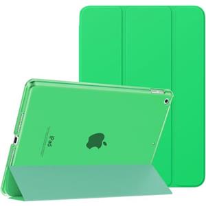 MoKo Cover per Nuovo iPad 9 2021 / iPad 8 2020 / iPad 7 2019, iPad 10.2 Case Ultra Sottile Leggero Custodia in Tri-fold Auto Sveglia/Sonno con Retro Semi-trasparente Rigido, Verde Petrolio
