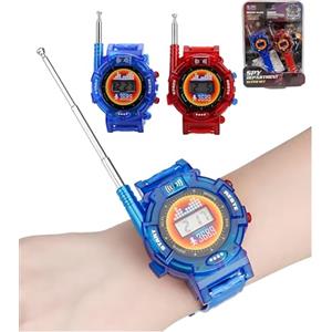 Generico Walkie Talkie per Bambini Funzionanti Orologio da Polso LCD Walkie Talkie Set Spia Agente Segreto Ricetrasmittenti Walkie-Talkie con Altoparlante e Microfono Integrato Walkie Talkie a forma di Orologi