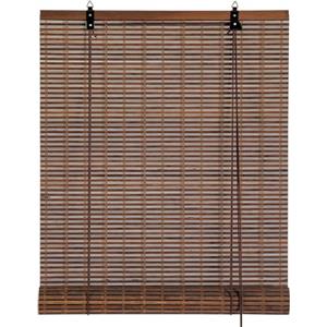 Cy.curtain bright Tenda a Rullo in Bambù per Interni, Cortina di Bamboo per Balcone, Tapparella di Bambù Avvolgibile per Porte e Finestre, 60 x 220 cm