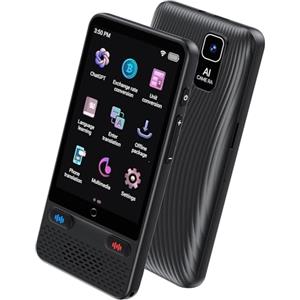 FTJKGH Traduttore Simultaneo Vocale AI, S85 Traduttore Vocale Istantaneo Multilingue con 138 Lingue Online /19 Offline(Italiano Offline), Traduzione Tramite Foto 500 Megapixel, Adatto per Viaggi, Affari