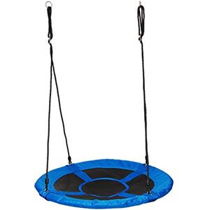 OTITU Altalena A Nido Piatto Stile Nido di Cicogna - Altalena Sospesa, Altalena Circolare 100 Cm - Altalena da Giardino Nido per Altalena da Esterno - Gioco da Giardino - Montaggio Semplice