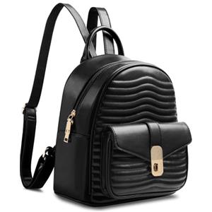Cinpode Zaino Donna Elegante Borse a Zainetto Impermeabile Zainetti Antifurto PU Pelle Casual Daypack per Lavoro Scuola Quotidiano