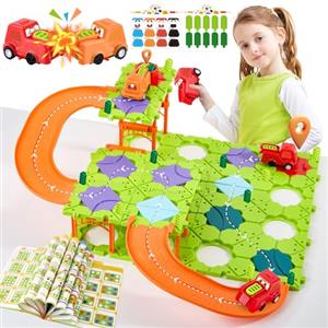 fygurso Giochi da tavolo DIY STEM per bambini. Labirinto Costruttore educativo. Giochi apprendimento e rompicapi logici.Giochi educativi con costruzione,Per bambini 4-12 anni, stimola intelligenza