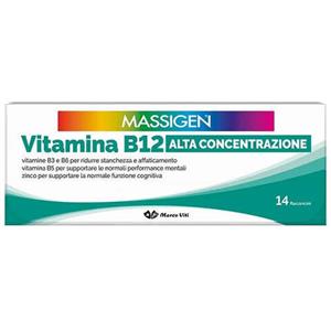 Massigen - Vitamina b12 alta concentrazione 14 flaconcini