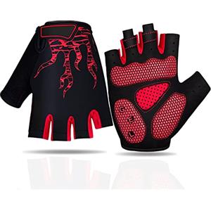 Faneam Estivi Guanti MTB GEL Antiurto Antiscivolo Guanti Sportivi Senza Dita Guanti Da Bici Mezze Dita Guanti Da Ciclismo Moto Donna Uomo Traspirante Sport Guanto Guanti Allenamento