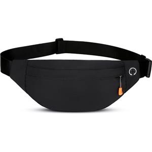 OUYIWEIMAOYI Marsupio uomo e donna,Marsupio sportivo,Marsupio di moda,Borsa a tracolla cintura regolabile, per Sport,Viaggio,Fitness, Passeggiate,Shopping,Corsa,Ciclismo,lavoro (Black)