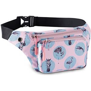HAWEE Marsupio Sportivo Elegante Cintura Corsa Leggero Unisex Multicolor Esecuzione Pouch Con Cintura Regolabile e Jack per Cuffie per Uomo Donna Jogging Ciclismo Escursionismo