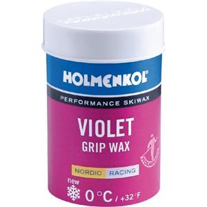 Holmenkol Grip, Cera da Sci. Unisex-Adulti, Viola, 45 Gramm