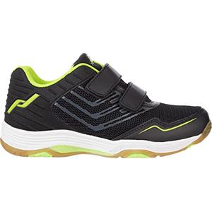 Pro Touch Rebel 3, Scarpe da pallavolo, Black/Green Lime, 34 EU