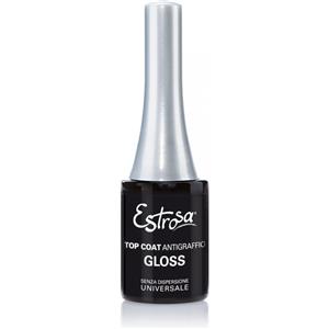 Estrosa Top Coat Antigraffio Gloss 14 ml - Smalto Semipermanente Extra-lucido Universale senza Dispersione