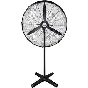Zephir, Ventilatore Industriale a piantana, Diametro 65cm, 3 velocità, 3 Pale in Alluminio, Oscillazione a 70°, Dispositivo antisurriscaldamento, Altezza max.150cm, Potenza 120W