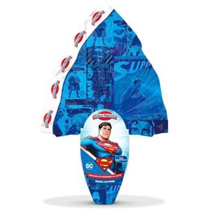 ARCOBALENO PARTY - UOVO DI PASQUA NOVITA' 2025 ! (personaggio Super man) Cioccolato Al Latte Finissimo 150 Gr Personalizzabile Con La Scelta Di 1 Magnete Collezionabile Regalo Perfetto