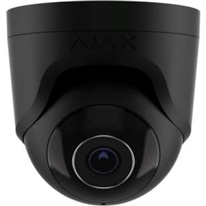 Ajax TurretCam Telecamera di Sicurezza IP PoE 5MP 4mm con IR fino a 35m e Rilevamento AI