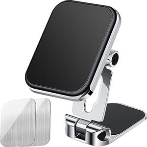Connextion Supporto Magnetico del Telefono Supporto Cellulare Auto Magnetico Universale Portacellulare Auto360°Pieghevole Porta Cellulare da autoCompatibile con Tutti gli Smartphone