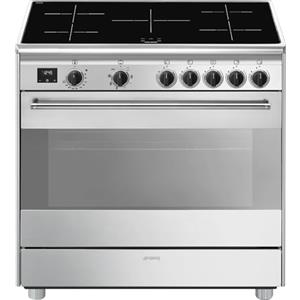 Smeg Cucina 5 Fuochi Induzione con Forno Elettrico 90x60 cm - BG91IX2