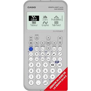 Casio Calculatrice scientifique Casio Graph Light Gris