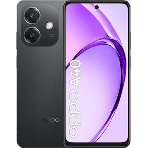 OPPO A40 Smartphone, Fotocamera AI 50MP, Selfie 5MP, Display 6.67'' 90HZ LCD HD+, 5100mAh, RAM 4 Esp 8GB (+4GB Virtuali) +ROM 128GB, IP54, [Versione It