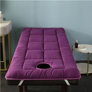 Highdi Materasso per Lettino da Massaggio con Foro, Materasso per Spa Pieghevole Morbido e Confortevole Portatile Letto Materasso per Massaggi nei Saloni di Bellezza (80x180cm,Viola)