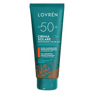 CLINICALFARMA Lovren Crema Solare SPF50 100ml - Protezione Molto Alta con Texture Asciutta e Assorbimento Ultrarapido