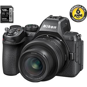 Nikon Z5 II - Fotocamera Mirrorless 24.5 MP con Obiettivo NIKKOR Z 24-50mm f/4-6.3 e SDXC 128GB
