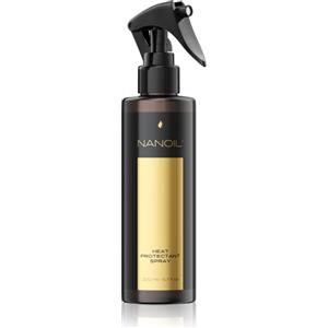 Nanoil Heat Protectant Spray 200 ml - Spray protettivo per capelli dal calore, ideale per asciugature e stirature