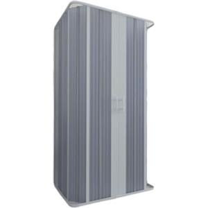 Forte Box Doccia a 3 Lati in PVC 80x120x80CM H185 a soffietto con Apertura Centrale colore Bianco mod. Flex