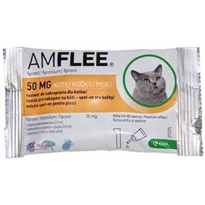 KRKA Amflee Antiparassitario Spot-On per Gatti 3 Pipette 50 mg