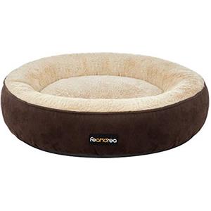 Feandrea Cuccia per Cani, a Forma di Ciambella, 70 cm, Marrone PGW070K01