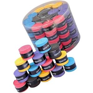 tuwiwol 60x Overgrip per racchetta da tennis con impugnatura durevole e duratura Manico anti- Accessori per racchetta da tennis Fascia antisudore Premium