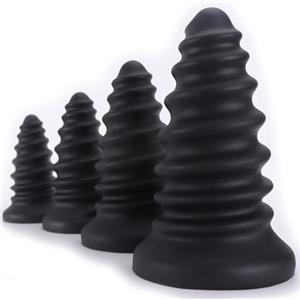 HANSHION 5 dimensioni gigante dildo anale filetto plug anale con ventosa plug anale in silicone plug anale XXL dilatatore dell'ano punto G plug anale plug anale giocattolo del sesso anale for donne uo