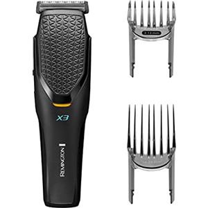 Remington Tagliacapelli Professionale - Lame in Acciaio Inox Giapponese - 2 pettini regolabili 3-24 mm, funzionamento a rete-batteria, Tagliacapelli Profi X3 HC3000