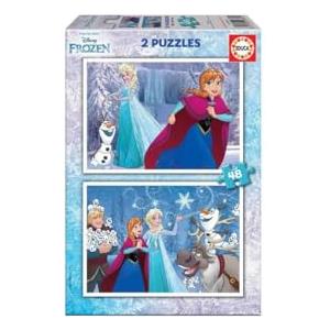 Educa - Puzzle 2x48 pezzi Frozen (16852)