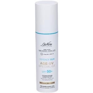 Bionike Defence Sun Age UV Specialist SPF 50 Fotoprotezione Correttiva Mat 50 ml per Pelle Normale e Mista