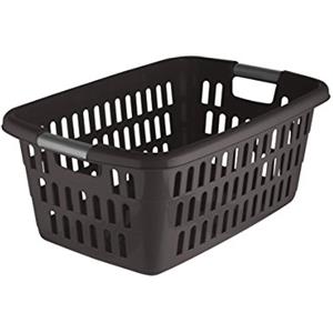 axentia Cesto Portabiancheria pulita/sporca in plastica - Cesta per bucato con manici e rivestimento antigraffio - Cestino per biancheria, 61x41x25 cm