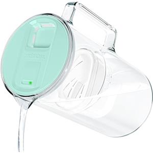 Wessper Caraffa Filtrante Acqua con Indicatore a LED, 3 Litri, Brocca con Cartuccia Filtro Acqua, Caraffa Acqua Filtrante in Vetro, Senza BPA 