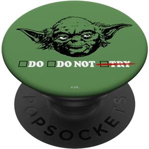 Star Wars Yoda Do Or Do Not Portrait PopSockets PopGrip Intercambiabile