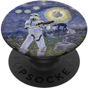Star Wars PopSockets Star Wars Stormtrooper Starry Night PopGrip: Impugnatura per Telefoni Cellulari e Tablet Intercambiabile