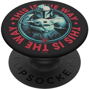 Star Wars: The Mandalorian & Child This Is The Way Circle PopSockets PopGrip Intercambiabile