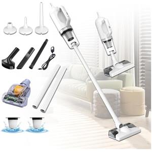 LRF-yxkj Aspira E Lava Pavimenti Casa 5 in 1 Batteria Portatile Ricaricabile, Scopa Vapore Senza Fili per Pulizia Domestica/Capelli/Polvere/Lavapavimenti