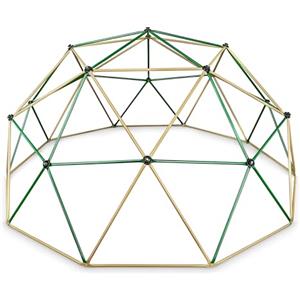 HyperMotion Cupola da Arrampicata per Bambini - Altalena da Giardino e Scivolo per Esterno con Struttura in Metallo Zincato, Portata 350 kg, Giochi per Sviluppo Motorio dai 3 Anni - 12 Ft