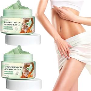 Junjie Crema tonificante per bruciare i grassi, crema anticellulite, per bruciare i grassi, per la pancia piatta, crema dimagrante (Large, 2 pezzi)