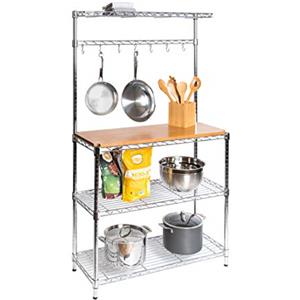 Seville Classics Baker's Rack Panettiere, Zinco, Taglia Unica