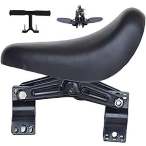 SunaOmni Seggiolino per Bambini, seggiolino Anteriore per Bambini con Pedali Pieghevoli e Manubrio Antiscivolo, Attacco per Bicicletta Staccabile per